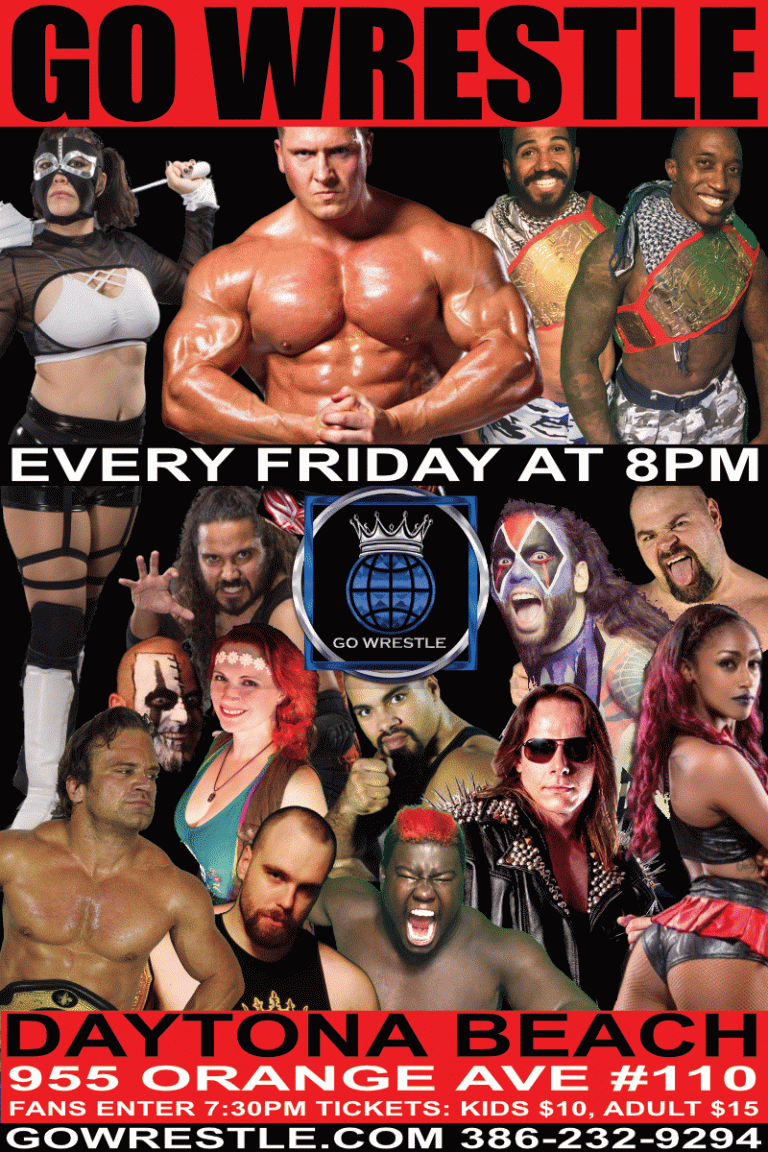 Live Wrestling Every Friday in Daytona Beach!