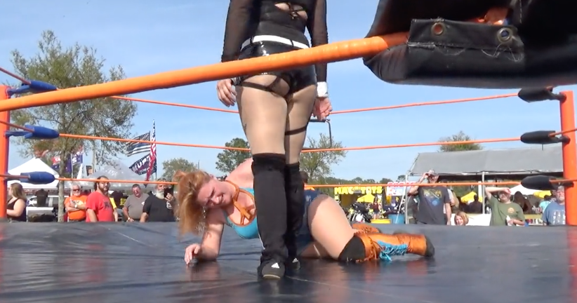 Hembra Kato vs Eliza Haze at Go Wrestle Bike Week 2020