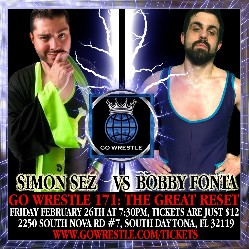 Bobby Fonta vs Simon Sez at Go Wrestle 171