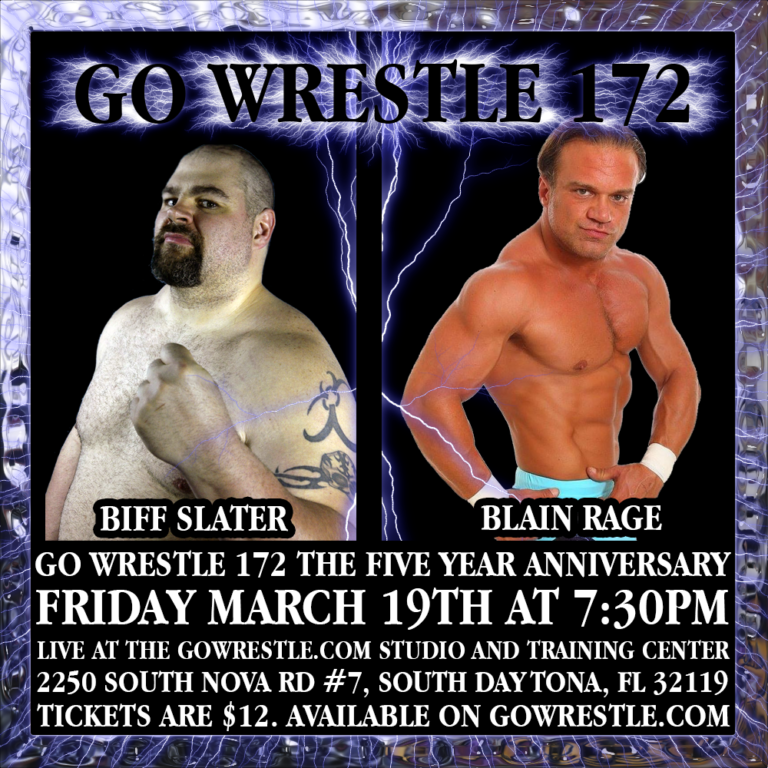 Biff Slater vs Blain Rage at Go Wrestle 172