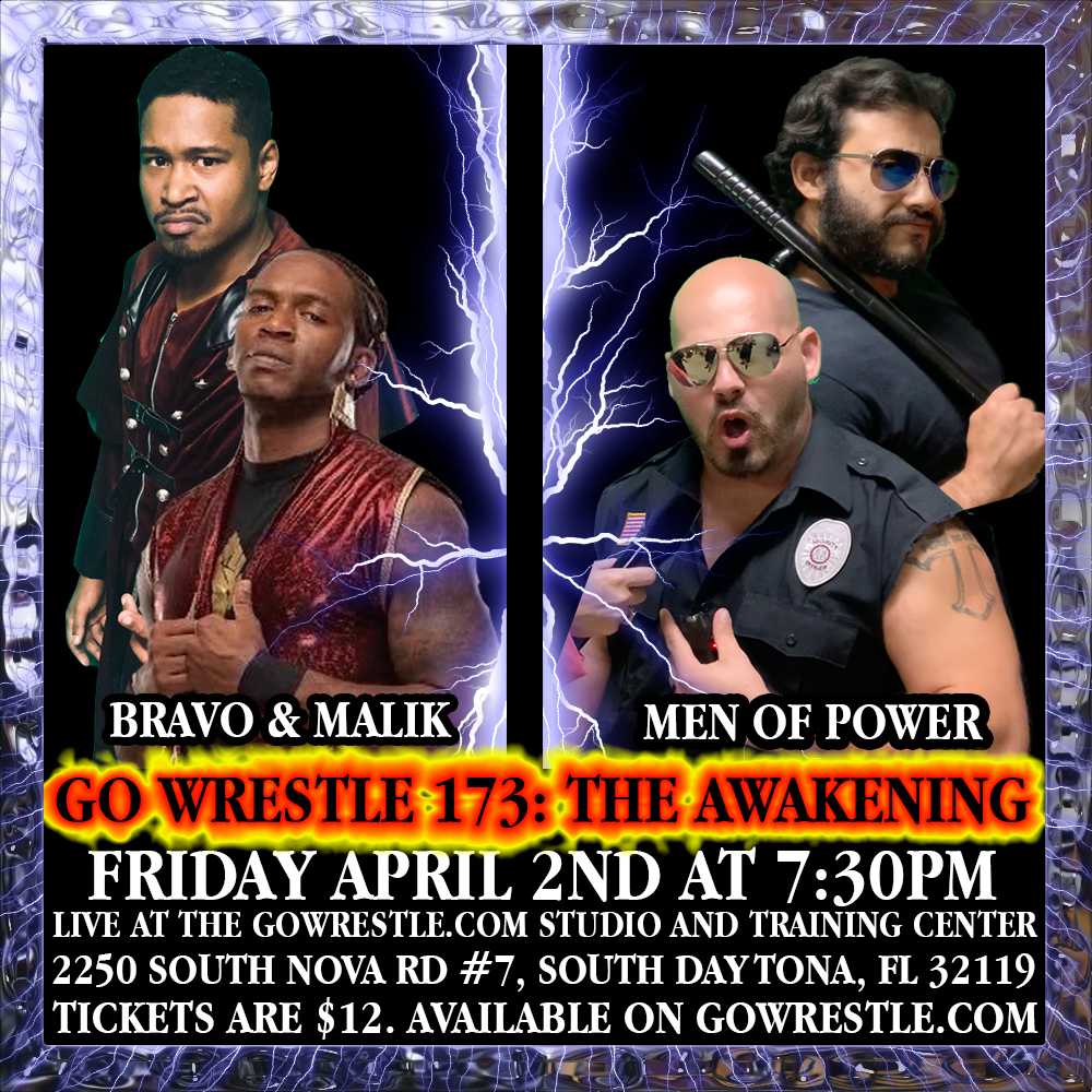 Men of Power vs Malik Bosede & Alejandro Bravo at Go Wrestle 172