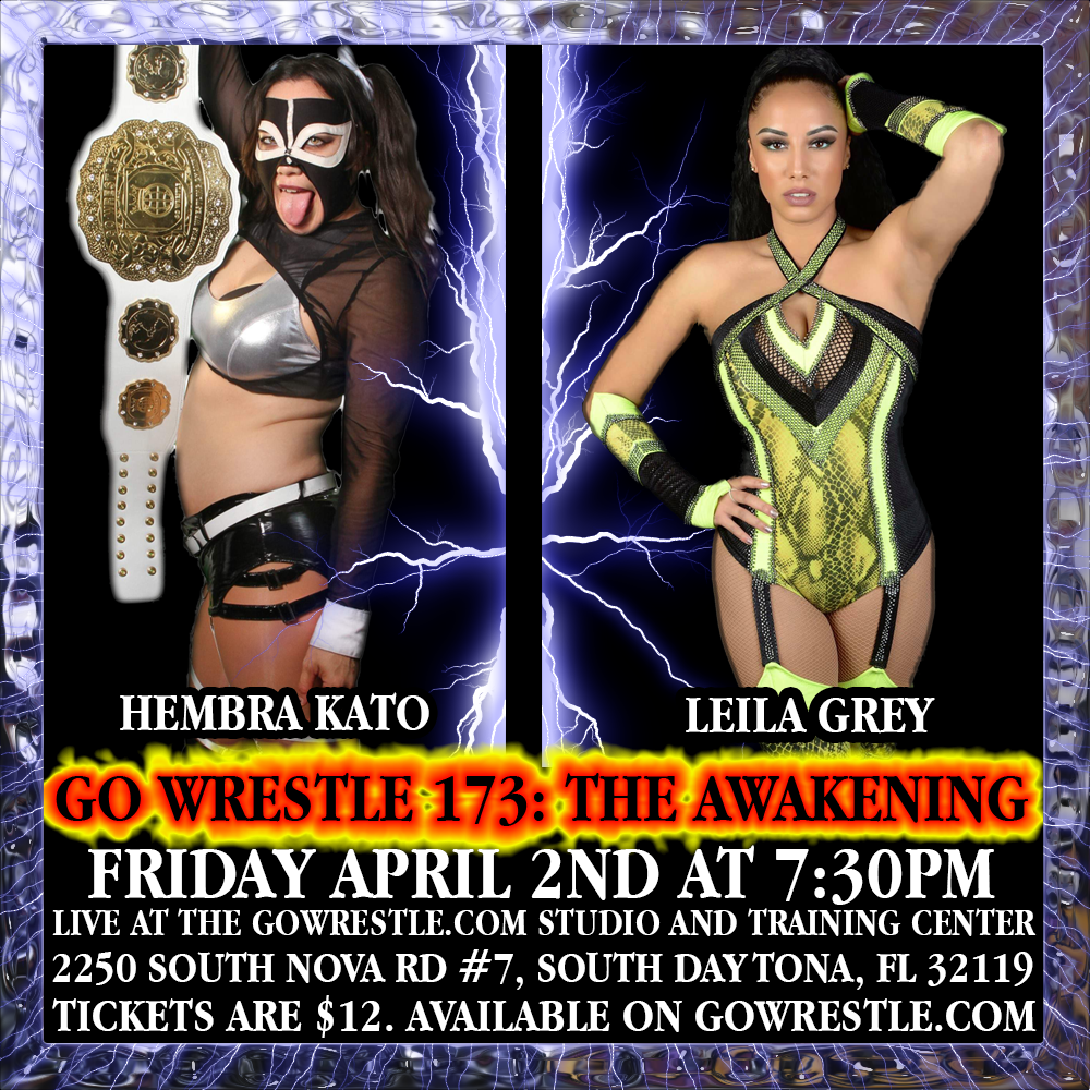 Leila Grey vs Hembra Kato at Go Wrestle 173