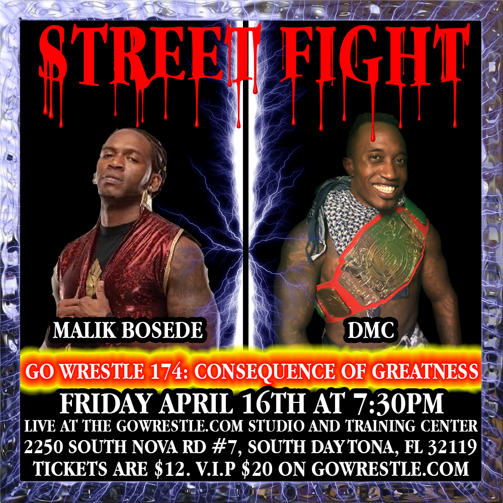 Street Fight: DMC vs Malik for Go Wrestle SpeedWeight Championship at Go Wrestle 174