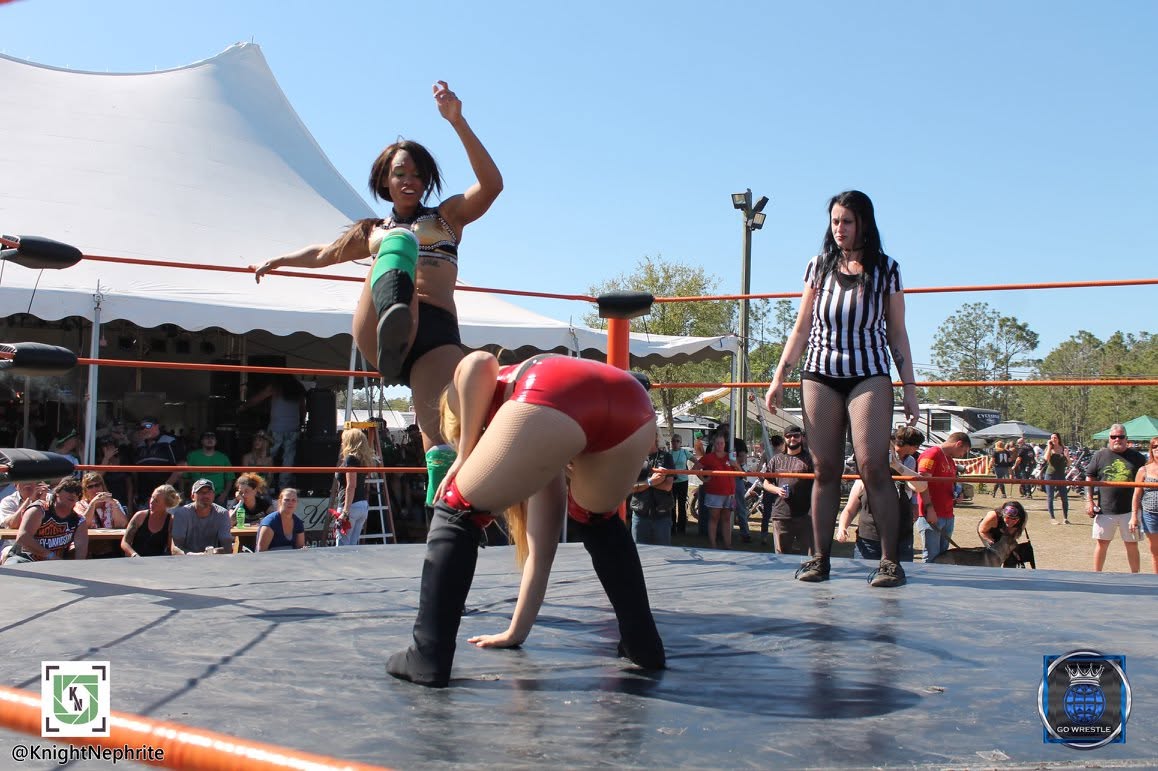 Anna is eliminated after the ax kick! — with Jillian Wyatt at Cacklebery Campground.
