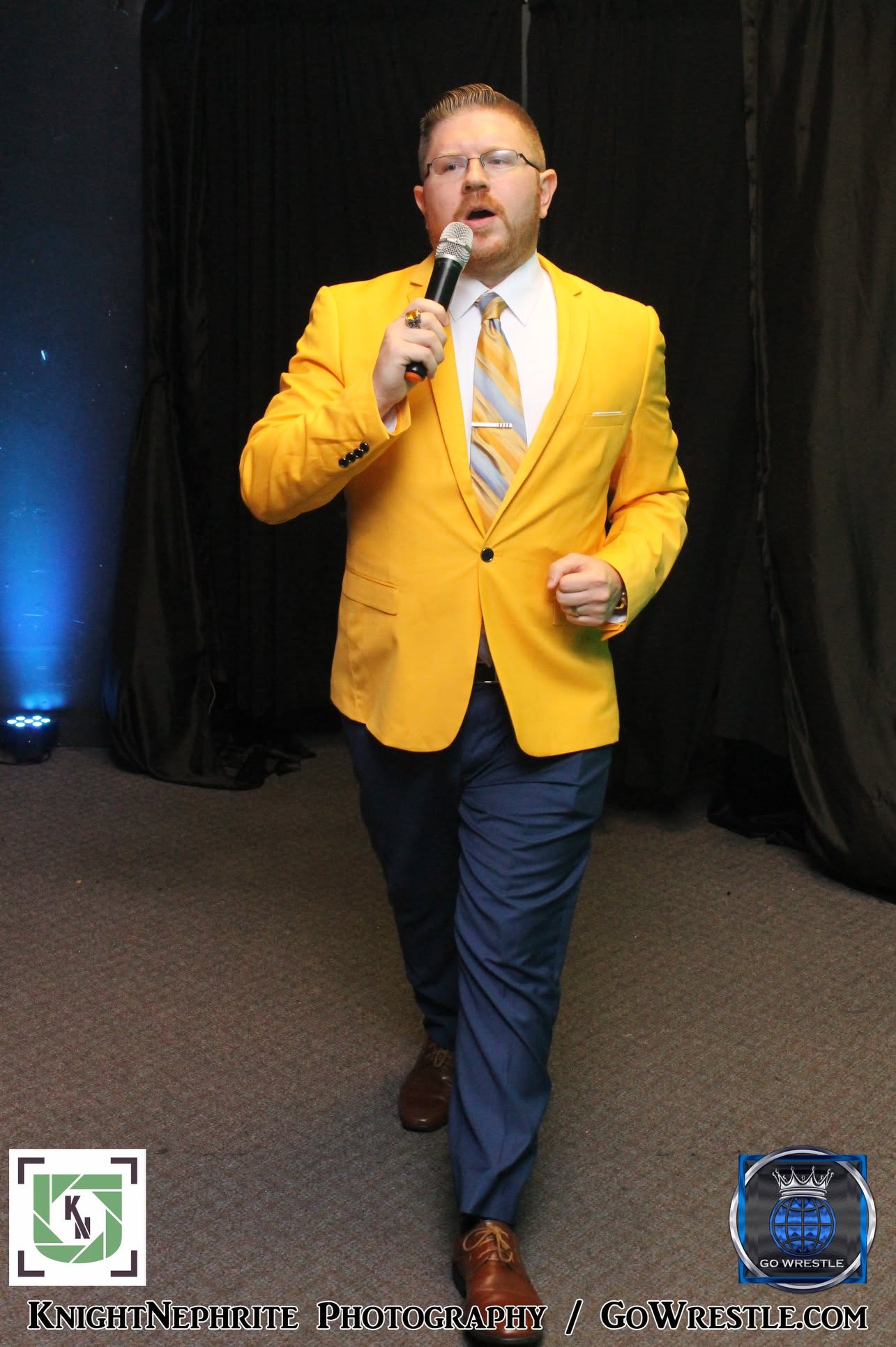 The Young Professor looking sharp as always to kick off the show!
