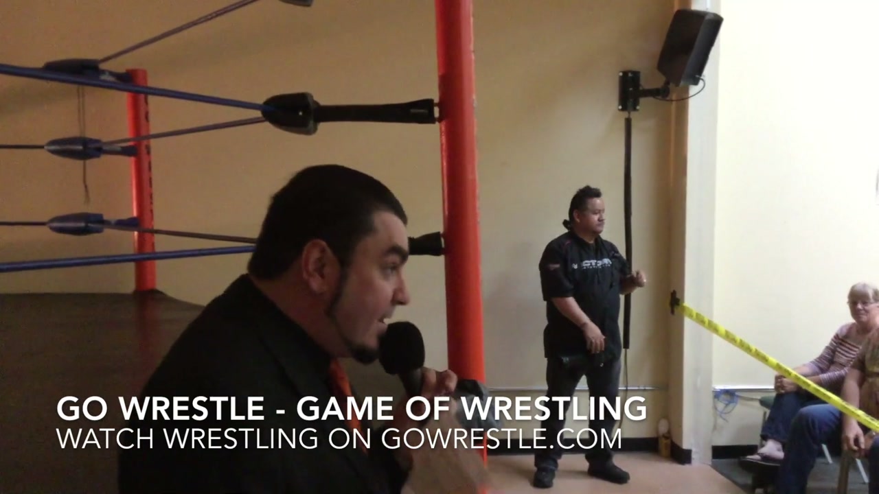 Powerweight Championship announcement at Go Wrestle 3