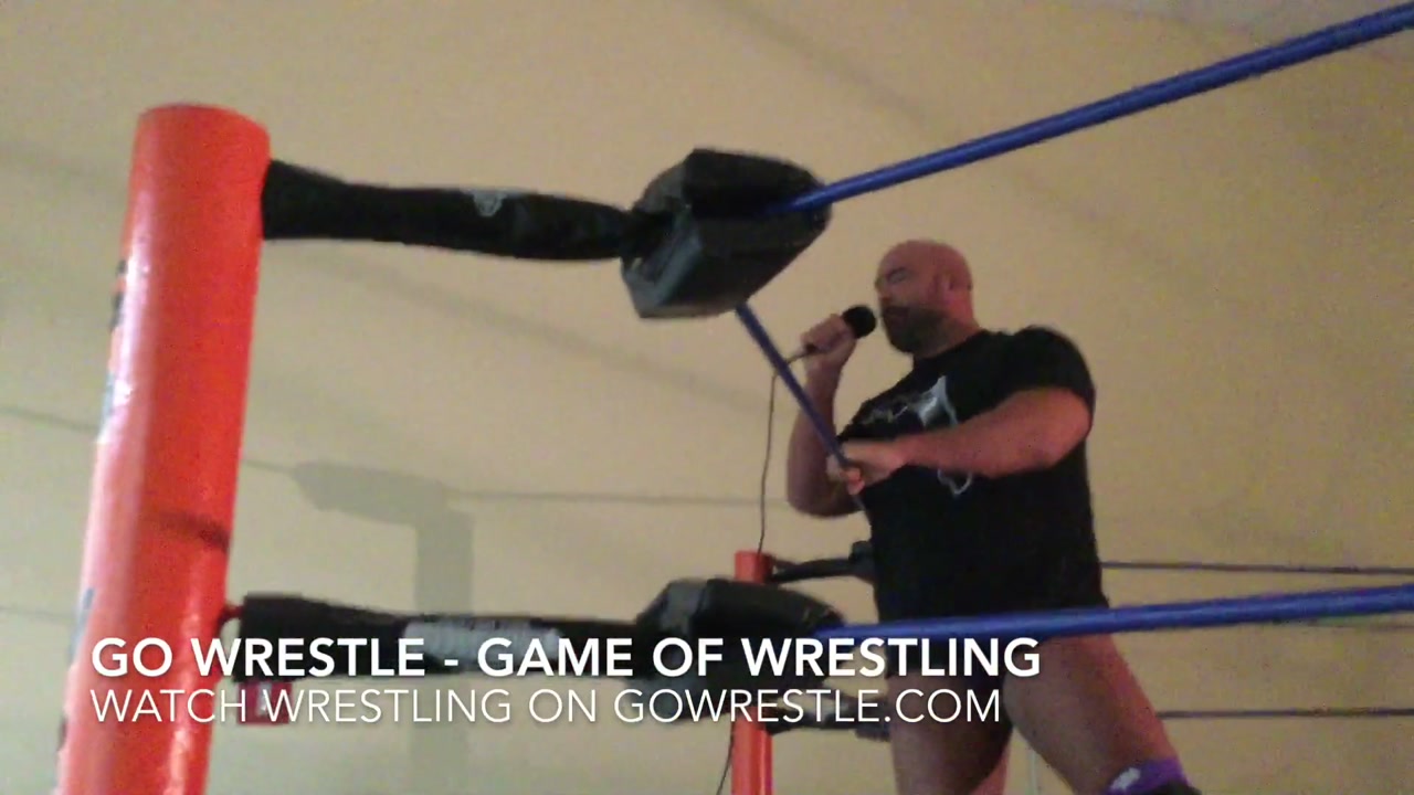 Powerweight Championship promo at Go Wrestle 3